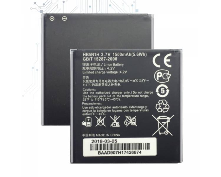 Bateria Interna Hb5N1H Para Huawei Ascend Y310 U8680 Y320