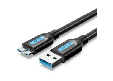 divh3Vention COPBI Cable USB 30 macho a Micro B macho 3 m negro h3pEl cable Vention USB 30 a Micro B de 3 A garantiza una trans