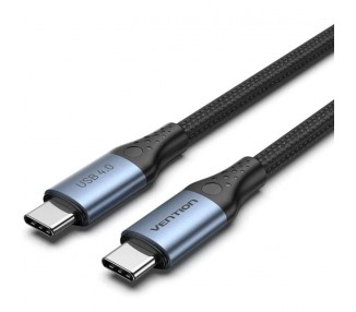 h2Cable trenzado de algodon USB 40 C macho a C macho 5A h2divh2Cable USB 40 con todas las funciones h2pEl futuro del USB ha lle