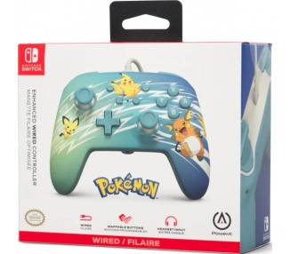 POWER A ENHANCED WIRED CONTROLLER PIKACHU EVOLUTION
