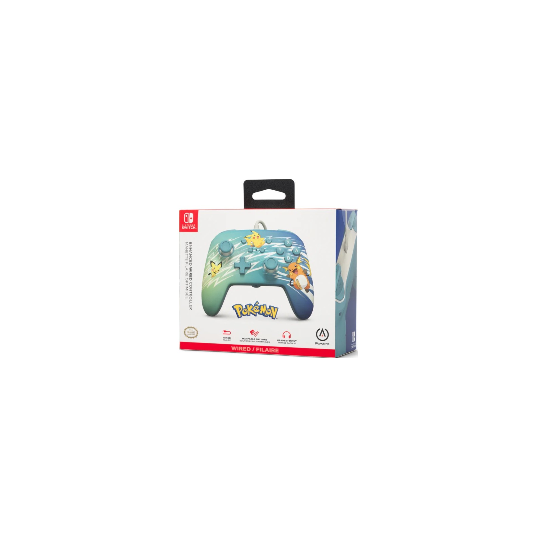 POWER A ENHANCED WIRED CONTROLLER PIKACHU EVOLUTION