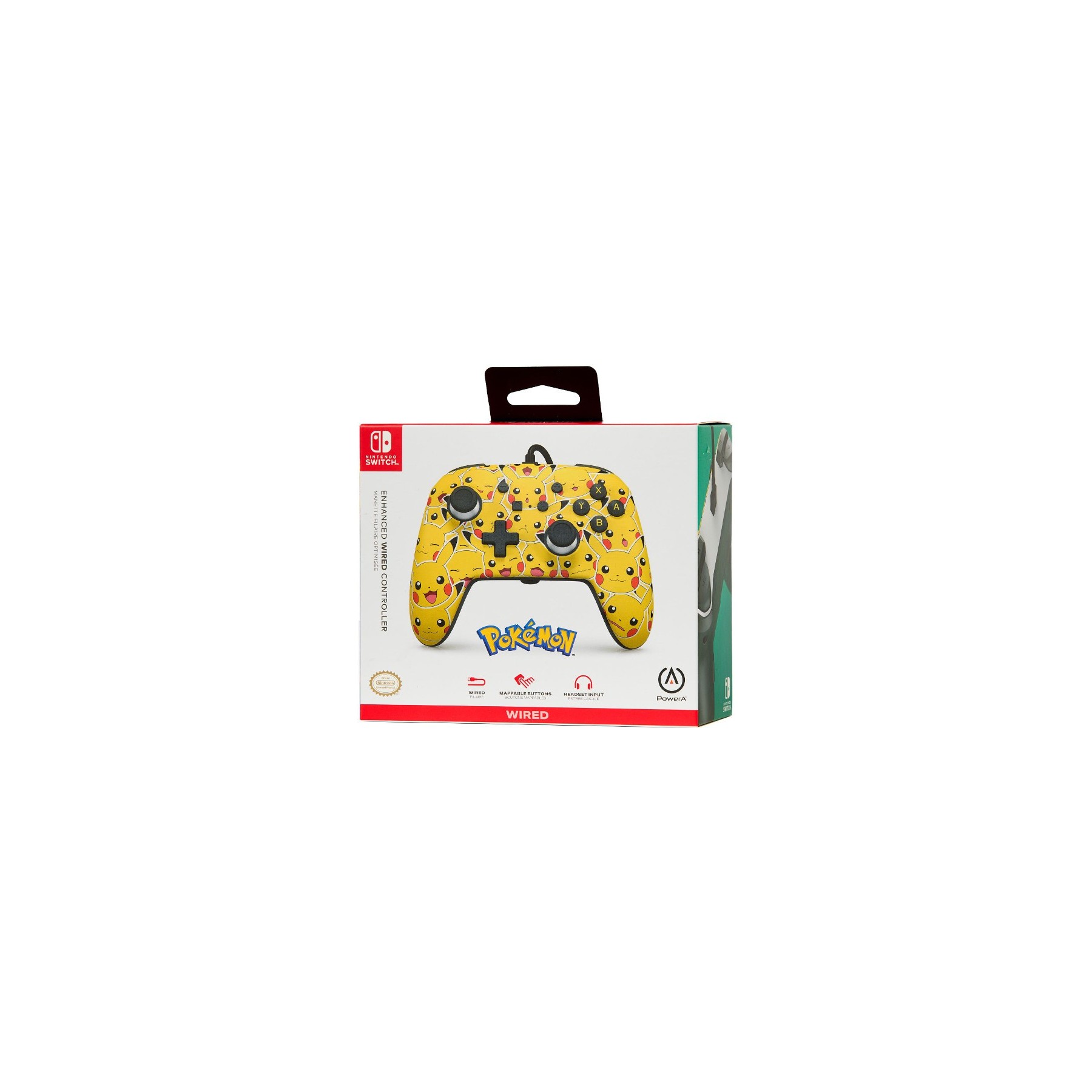 POWER A ENHANCED WIRED CONTROLLER PIKACHU MOODS