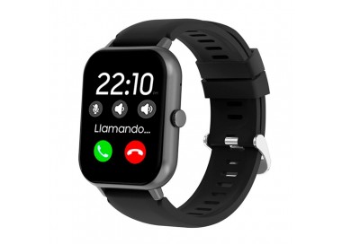 COOL SMARTWATCH FOREST SILICONA NEGRO