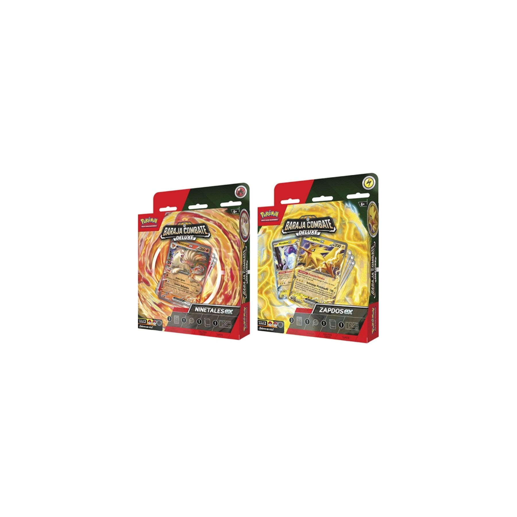 POKEMON JUEGO DE CARTAS COL. BARAJA COMBATE DELUXE (ZAPDOS EX / NINETALES EX) (ESP)