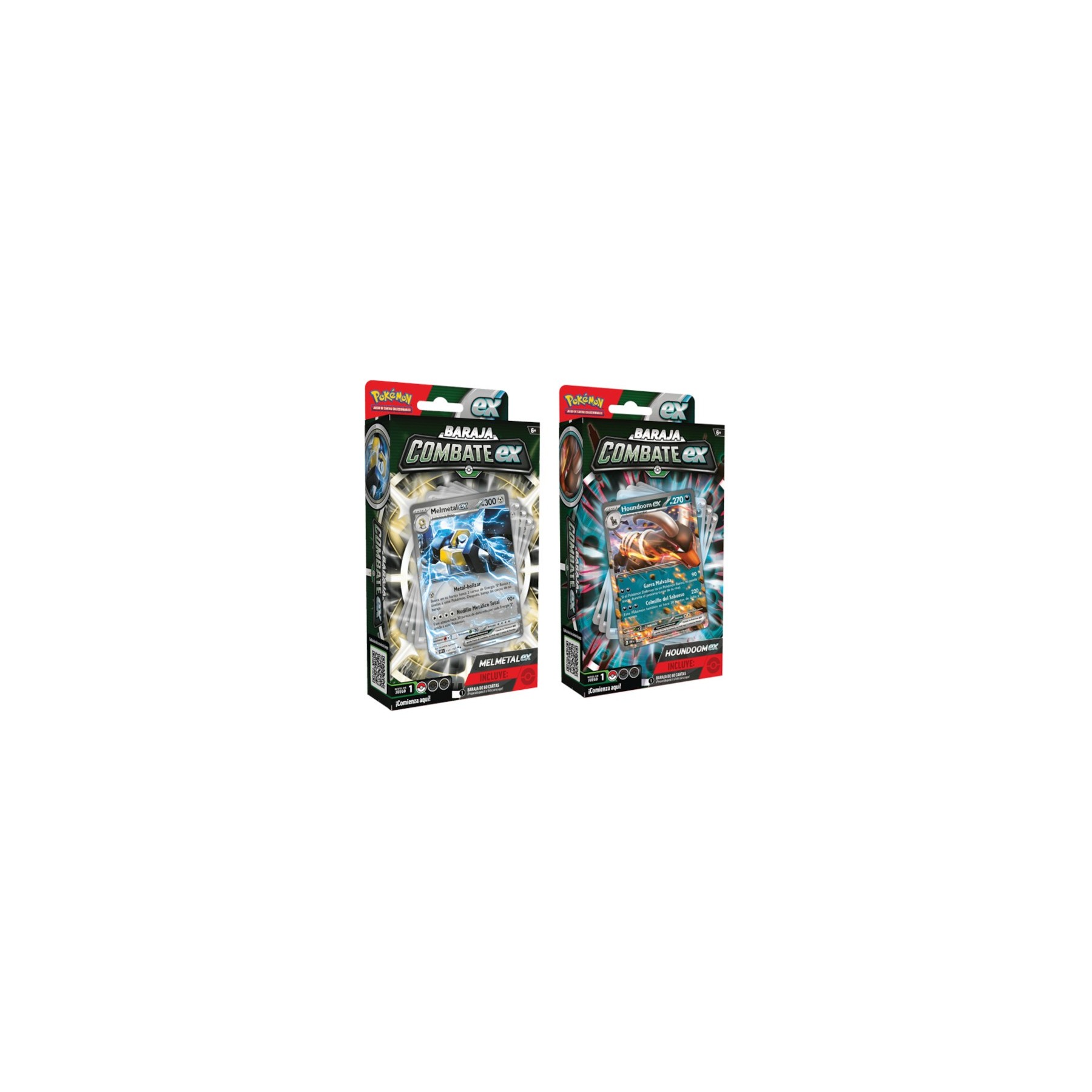 POKEMON JUEGO DE CARTAS COL. BARAJA COMBATE (MELMETAL EX / HOUNDOOM EX) (ESP)