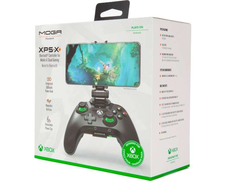 POWER A MOGA XP5-X PLUS BLUETOOTH CONTROLLER FOR MOBILE & CLOUD GAMING ON ANDROID/PC (XBONE)