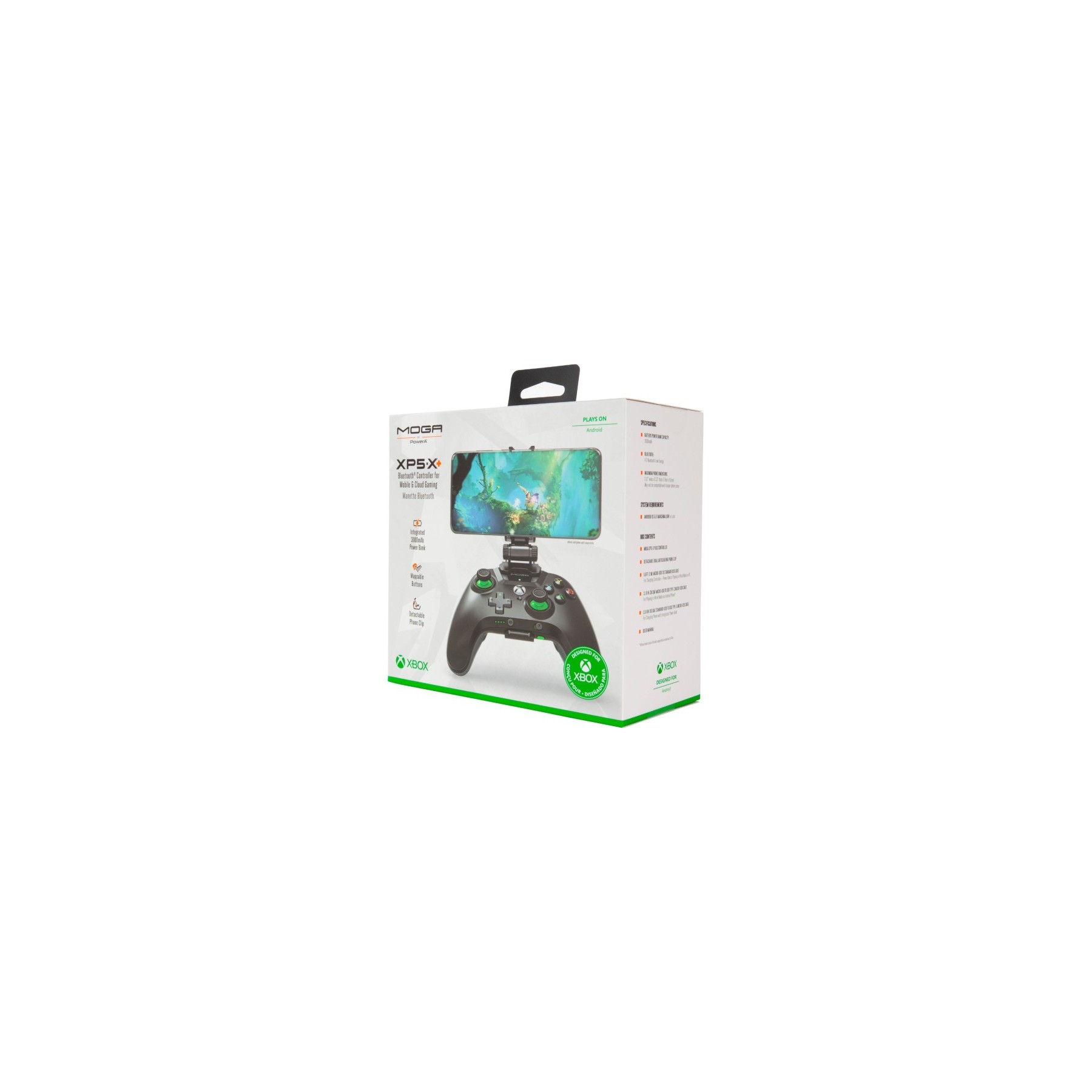 POWER A MOGA XP5-X PLUS BLUETOOTH CONTROLLER FOR MOBILE & CLOUD GAMING ON ANDROID/PC (XBONE)