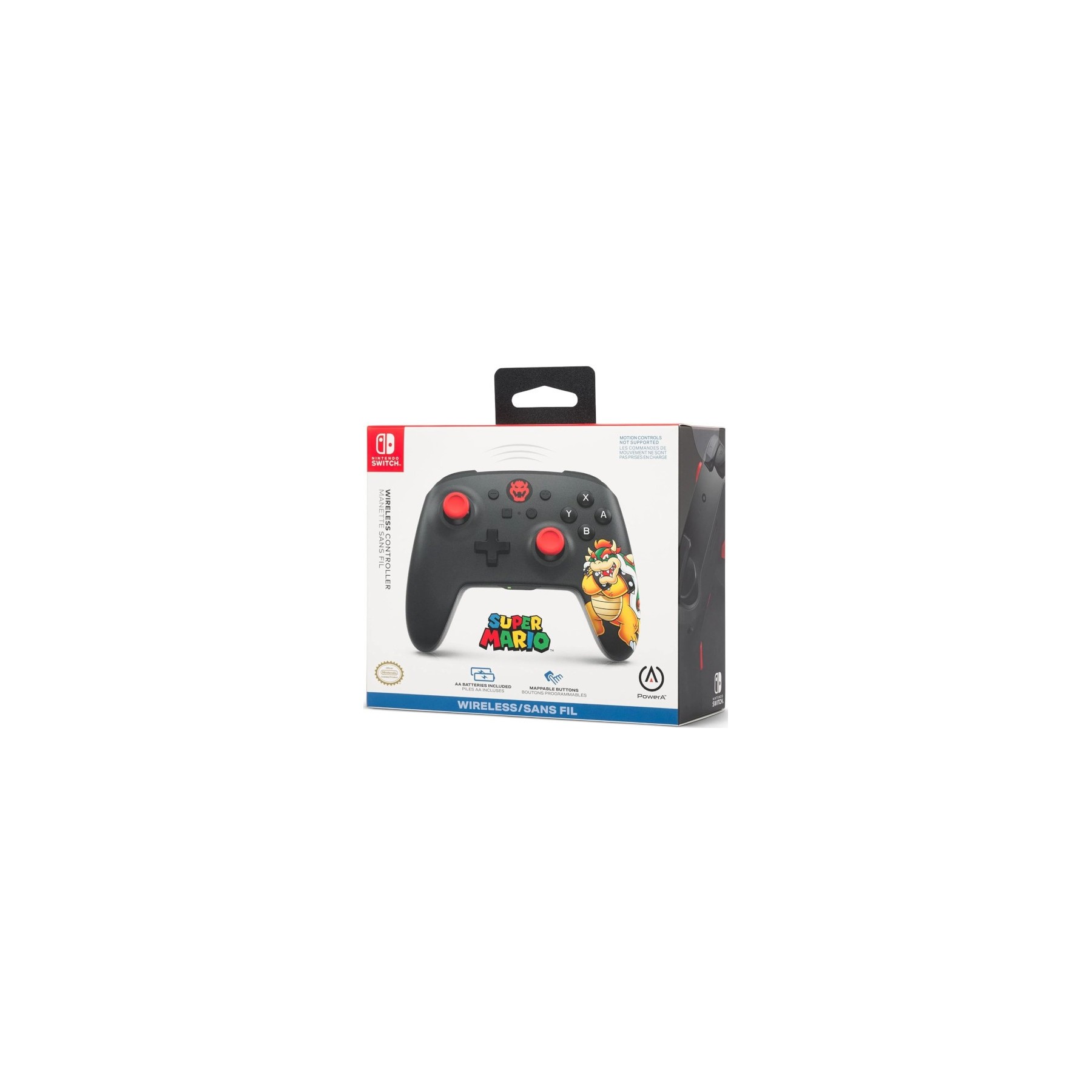 POWER A WIRELESS CONTROLLER BOWSER