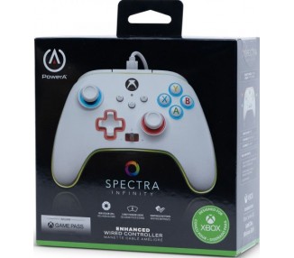 POWER A ENHANCED WIRED CONTROLLER SPECTRA INFINITY WHITE (BLANCO) (XBONE/PC)