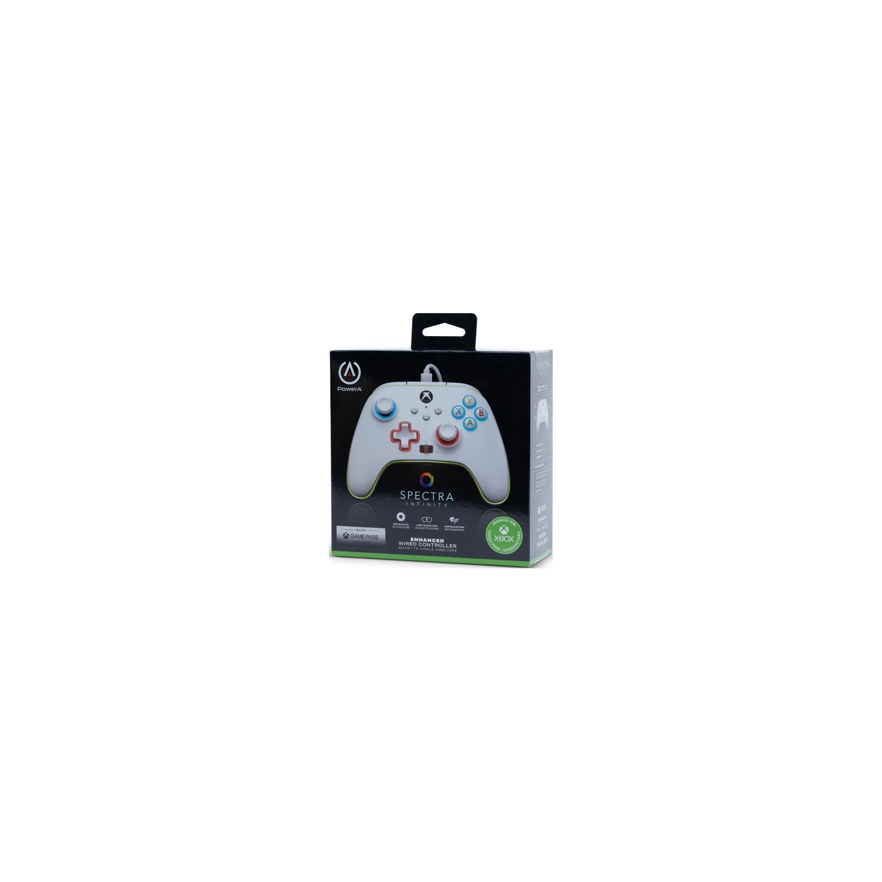 POWER A ENHANCED WIRED CONTROLLER SPECTRA INFINITY WHITE (BLANCO) (XBONE/PC)