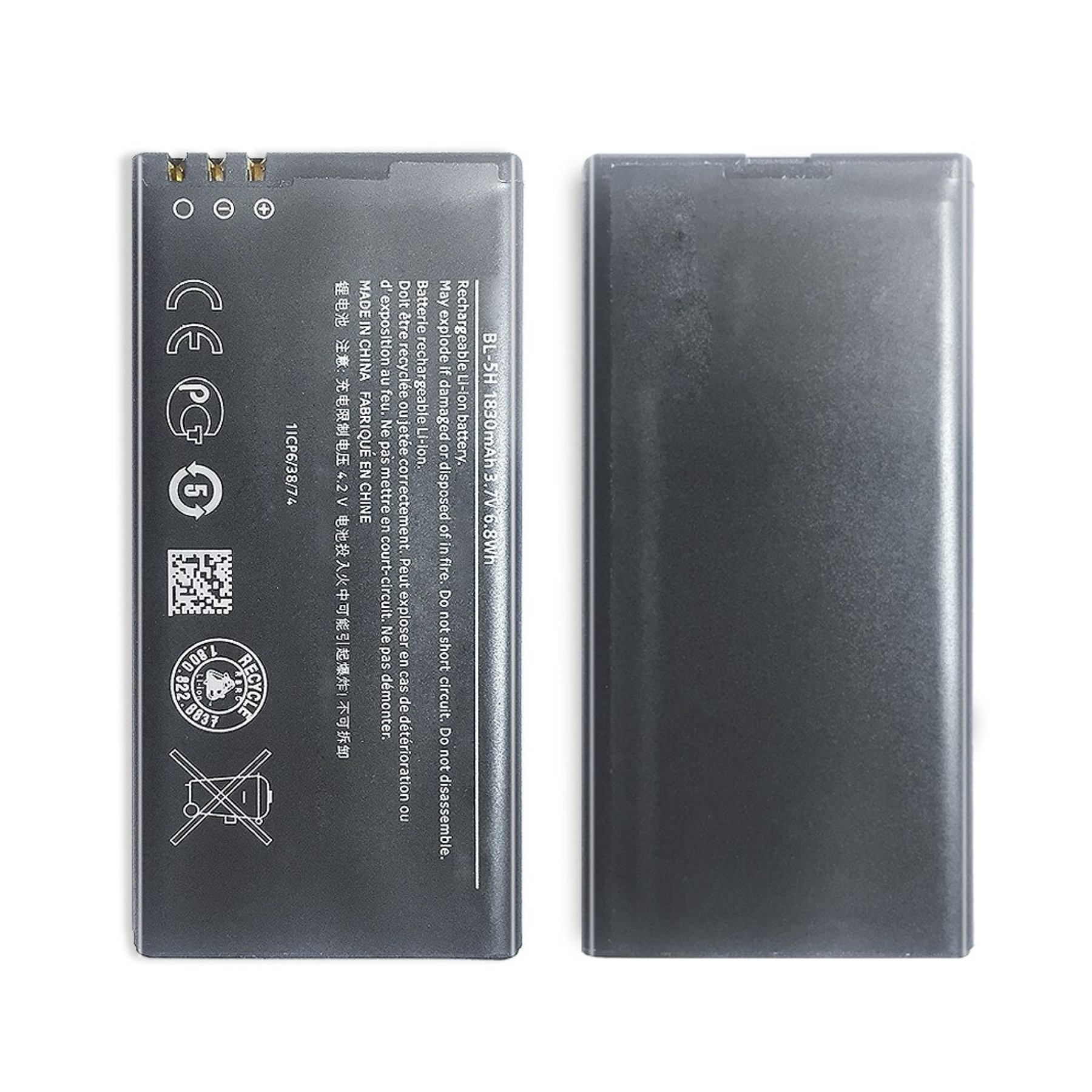 Bateria Original Nokia Bl-5H Para Lumia 630 635 636 638, 1830Mah, Bl5H