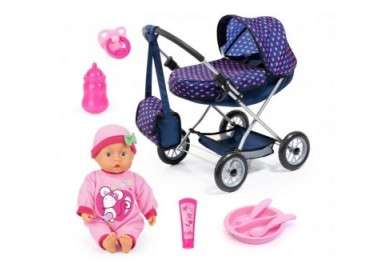 Bayer - Doll Stroller set with doll (12554AB)