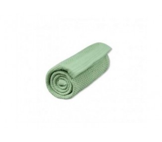 Vinter & Bloom - Filt Soft Grid Blanket ECO Dew Green