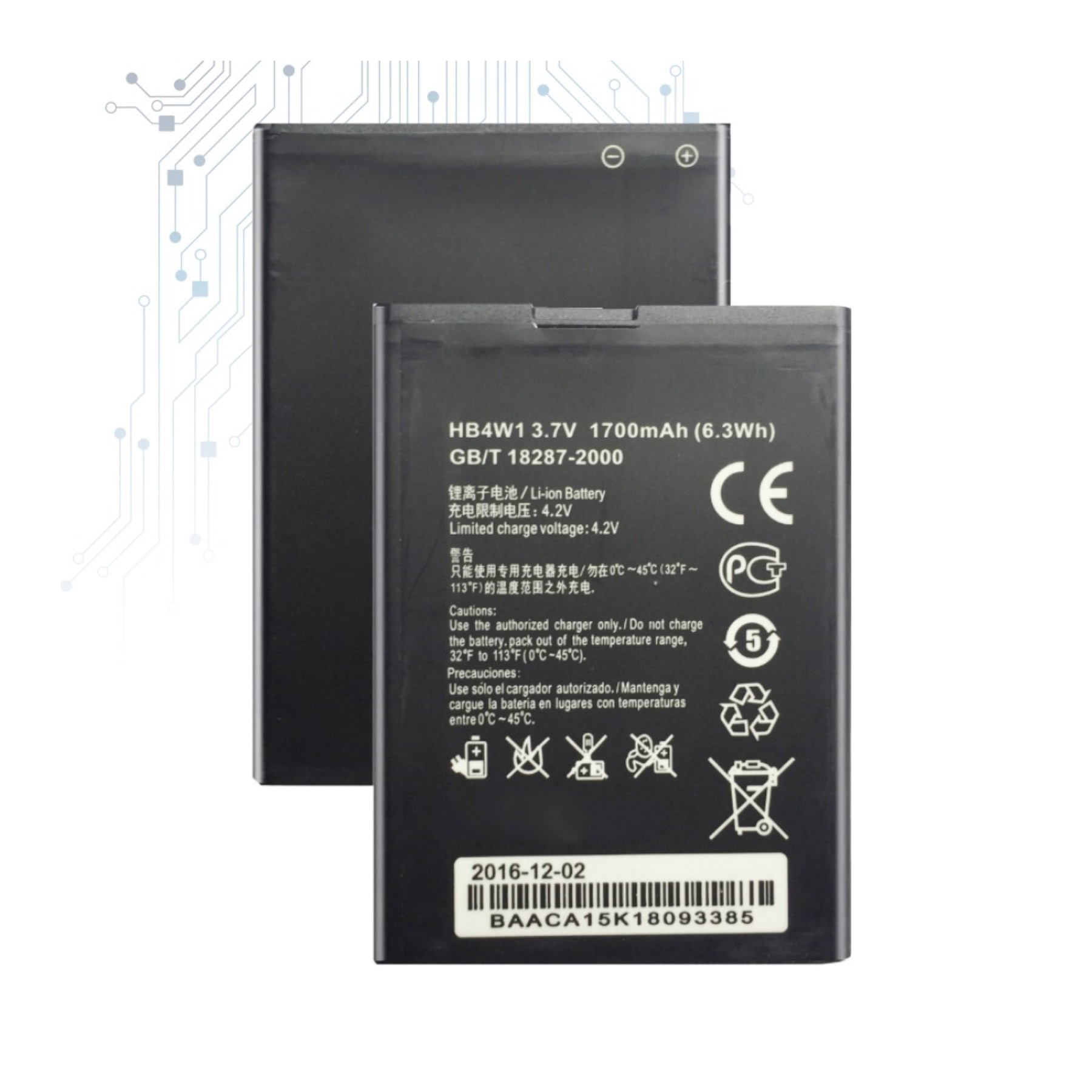 Bateria Original Huawei Hb4W1 G510 Orange Daytona G520 C8813 G525 T8951D Y210