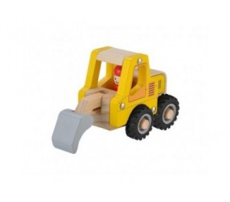 Magni - Wooden rooter with rubber wheels (5597)