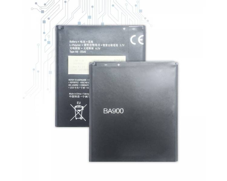 Battery For Sony Xperia J , Part Number: BA-900