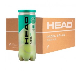 h2Cajon 24 botes pelotas HEAD Padel One h2divMejora tu juego con el modelo HEAD PADEL ONE una pelota de alto rendimiento ideal 