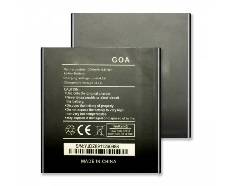 Battery For Wiko Goa , Part Number: GOA