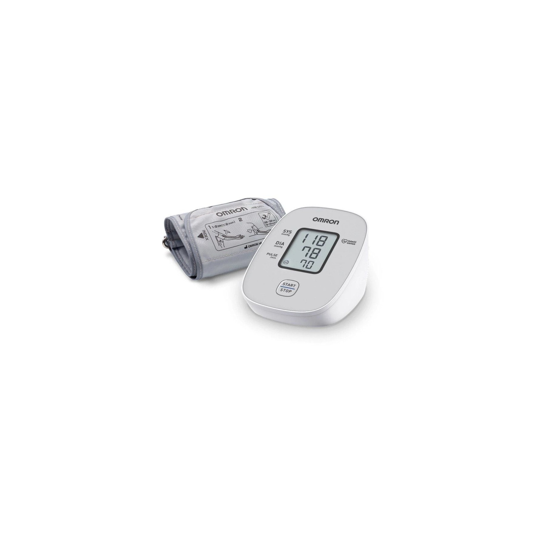 pCon el OMRON M2 Basic usted puede ahora medir su presion arterial de una manera comoda rapida y precisa Este dispositivo esta 