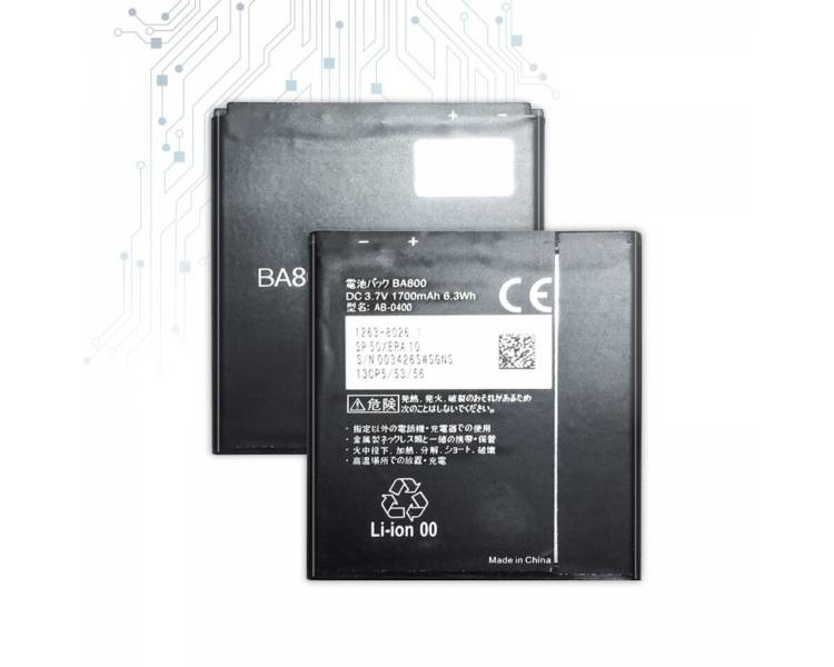 Bateria Original Ba800 Para Sony Xperia S Lt26I Arc Hd V Lt25I Arc S 1700