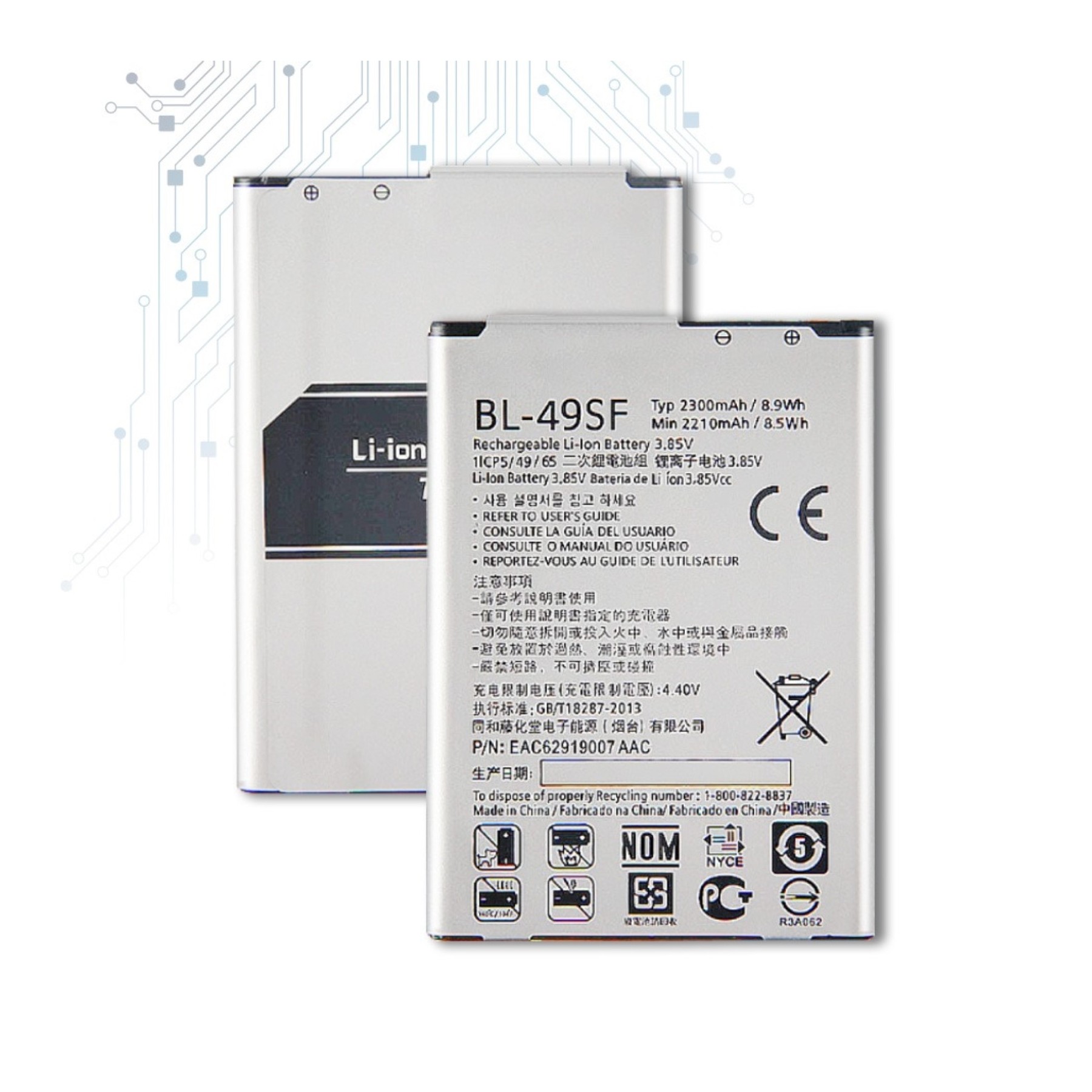 Bateria Original Bl-49Sf Para Lg G4S, G4 S, H735 H515