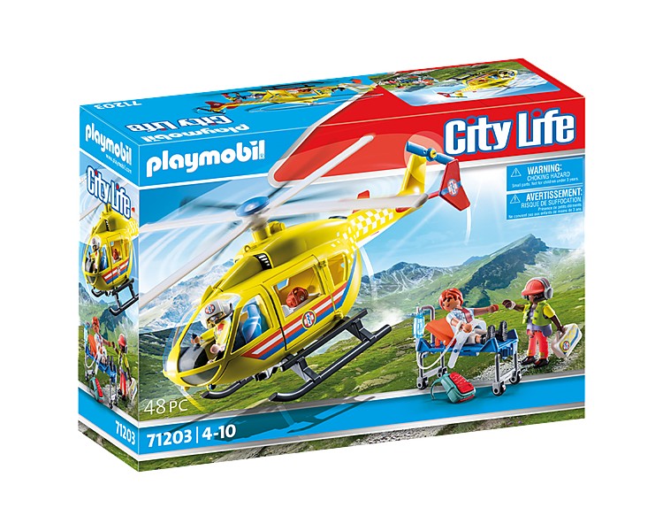 Playmobil helicoptero rescate