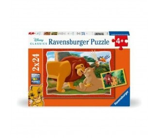 Puzzle ravensburger el rey leon 2x24