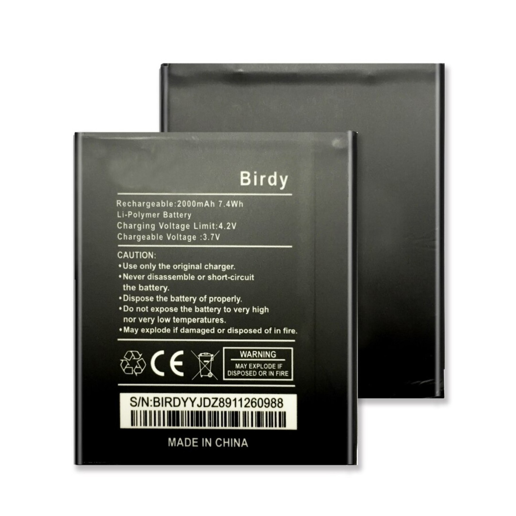 Bateria Para Wiko Birdy, Capacidad Original