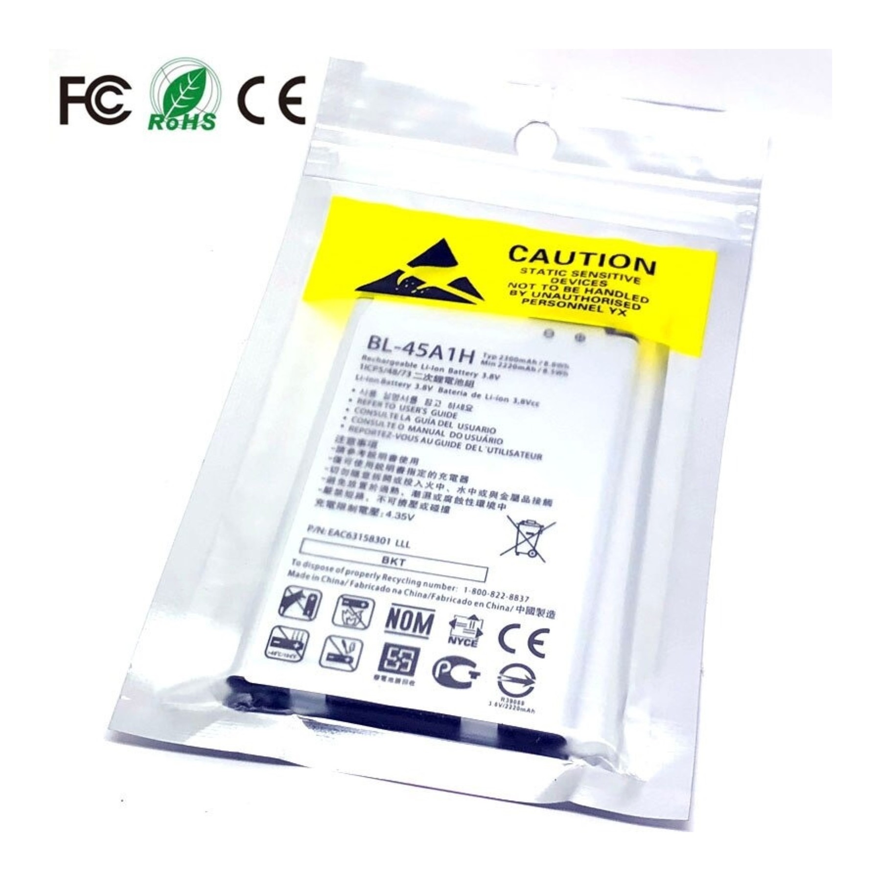 Bateria Original Lg Bl-45A1H Para Lg Lg K420N K10 Lte Q10 K420 K450