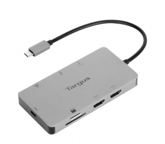 DOCKING STATION TARGUS TIPO C A 2x HDMI 20 2x USB A PLATA