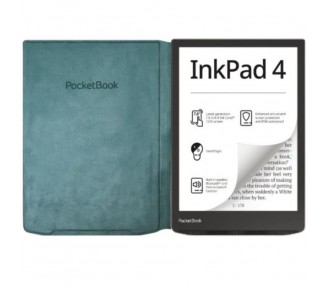 Pocketbook funda 743 flip cover verde