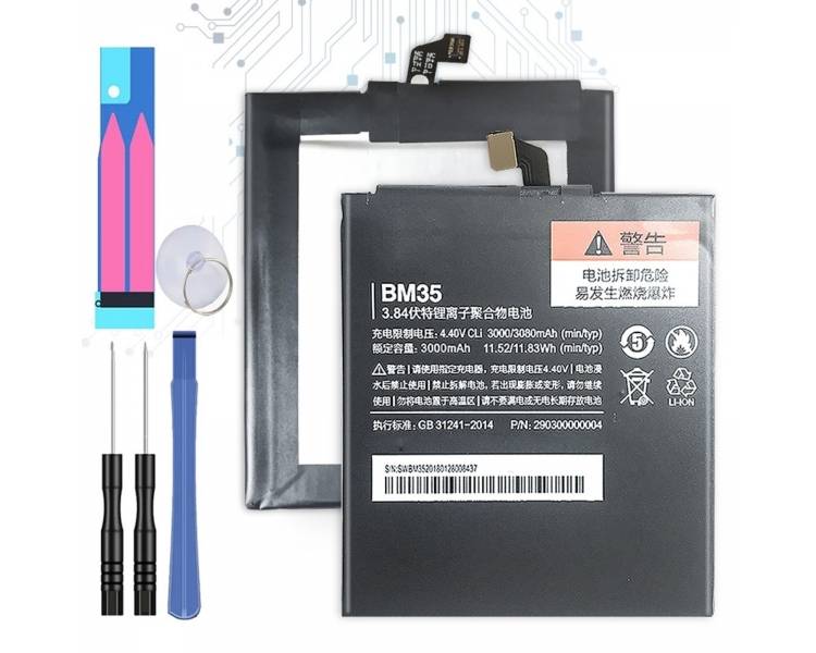 Bateria Para Xiaomi Mi4C Mi 4C Redmi 4C, Mpn Original: Bm35