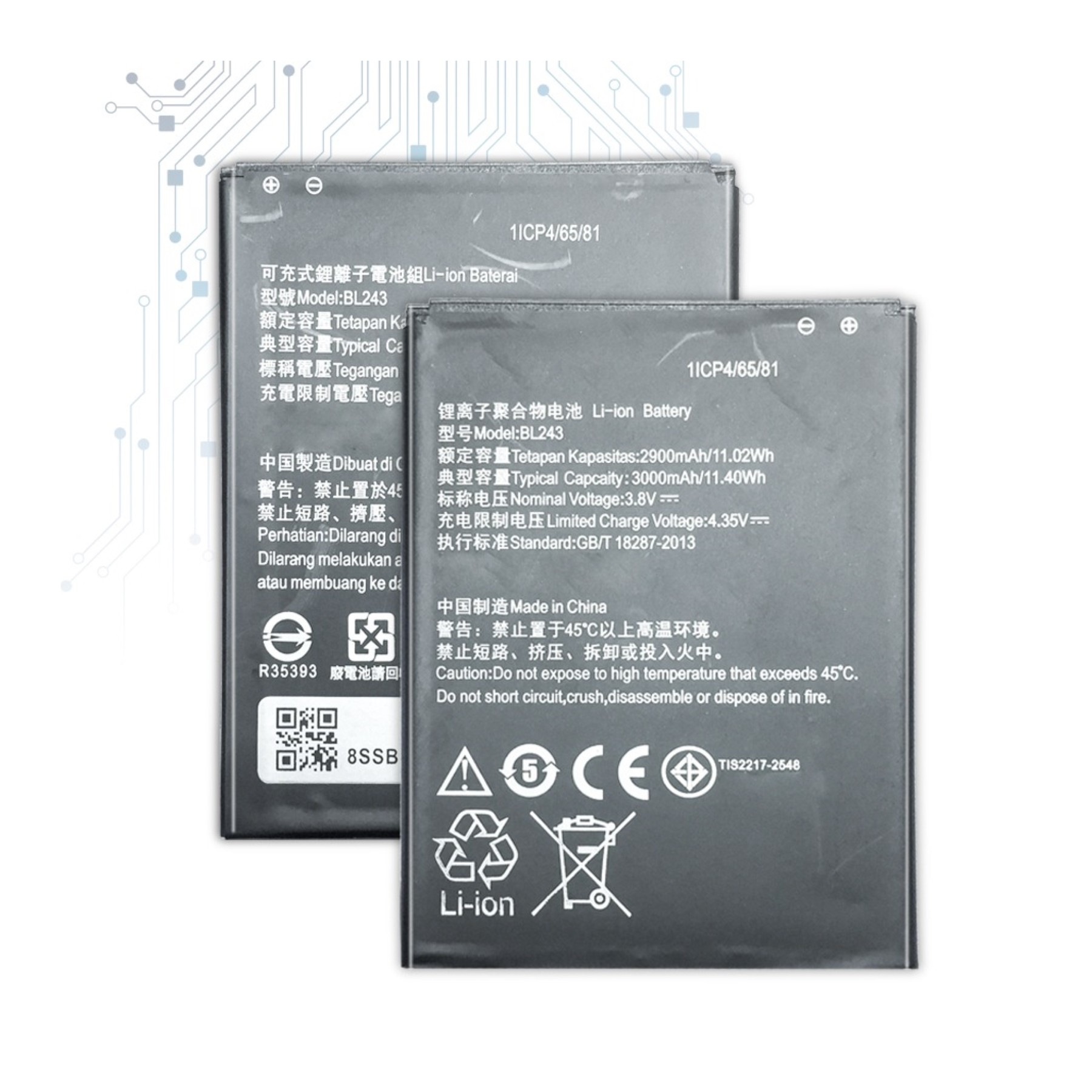 Bateria Original Lenovo Bl243 Para Lenovo K3 Note