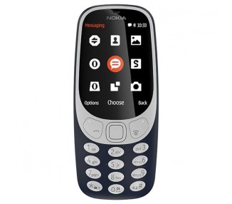 Teléfono Móvil Nokia 3310 Dark Blue 2.4 Qvga 2G 16Mb Microsd