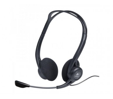 Auricular Con Micrófono Logitech Pc960 Negro