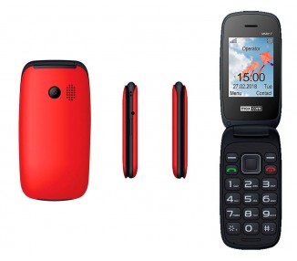 Teléfono Móvil Maxcom Comfort Mm817 Rojo Base De Carga