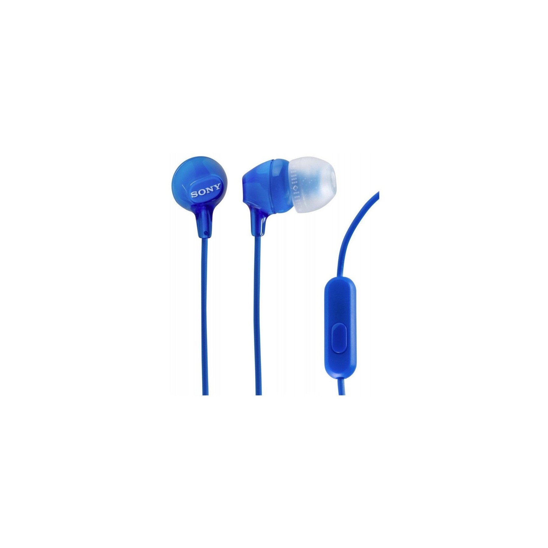 Auricular Con Micrófono Sony Mdr-Ex15Ap Azul