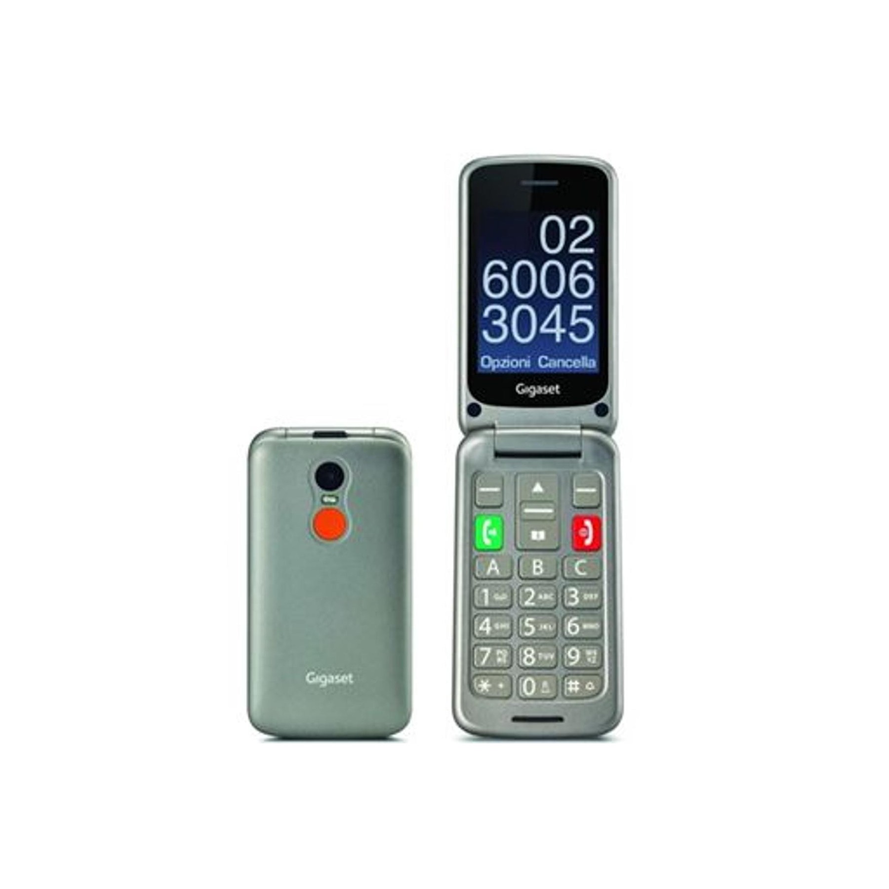 Telefono Movil Gigaset Gl590 Gris Mayores