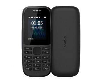 Teléfono Móvil Nokia 105 4Th Edition/ Negro