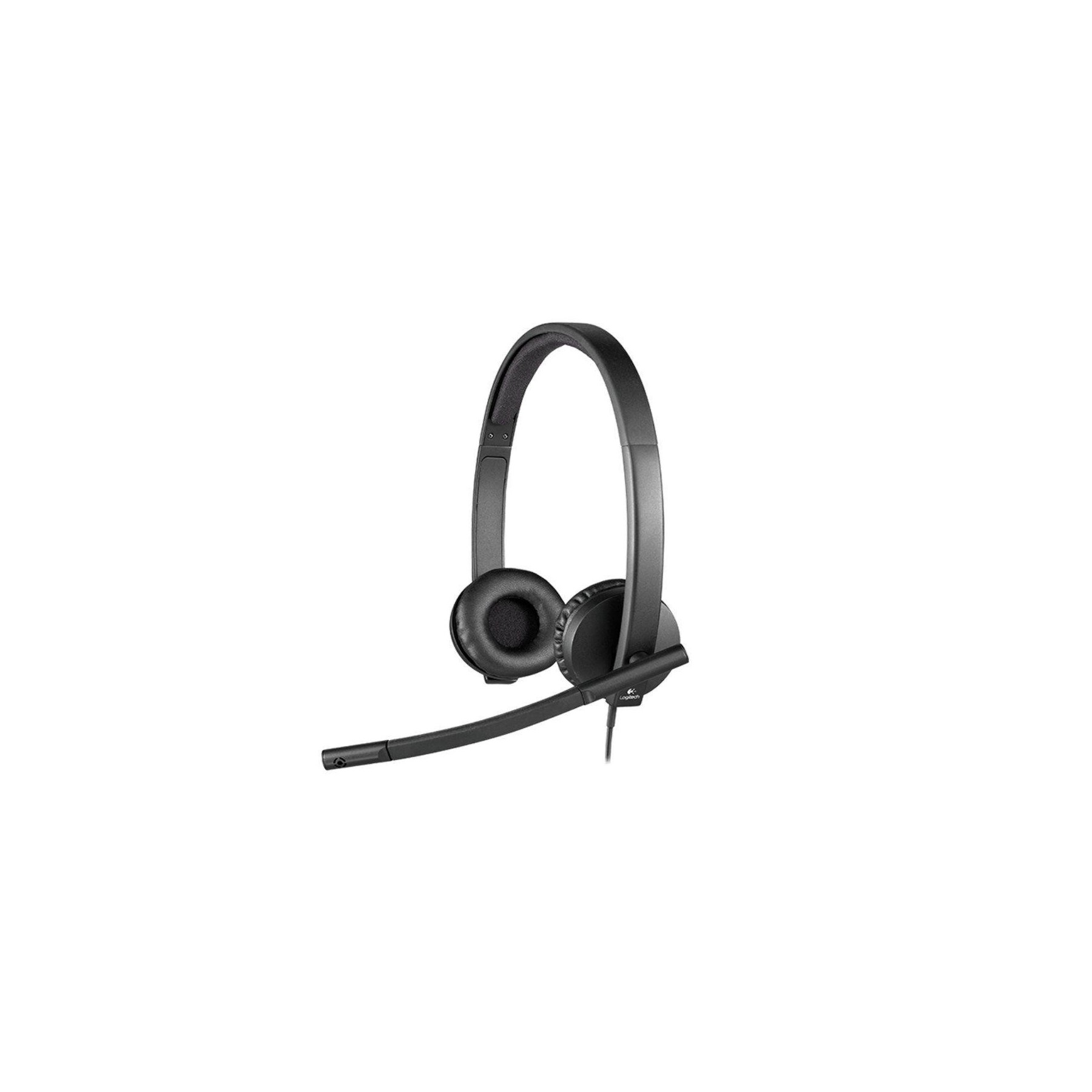 Auriculares Logitech H570E/ Con Micrófono/ Usb/ Negros