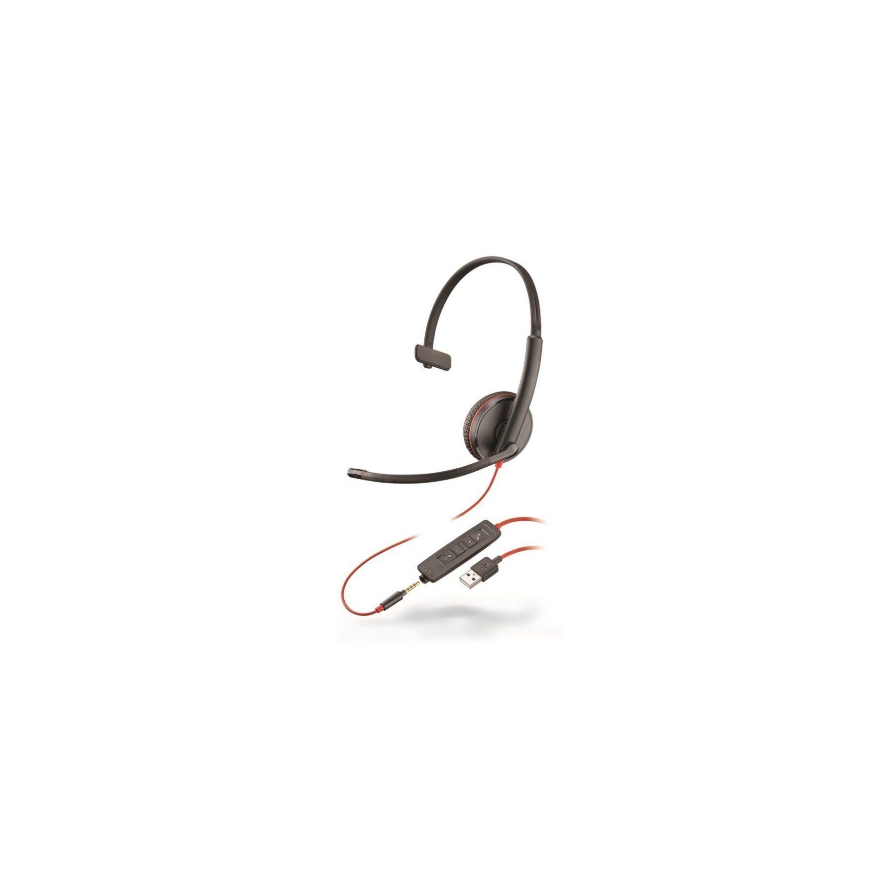 Auriculares Plantronics Blackwire C3215/ Con Micrófono/ Jack