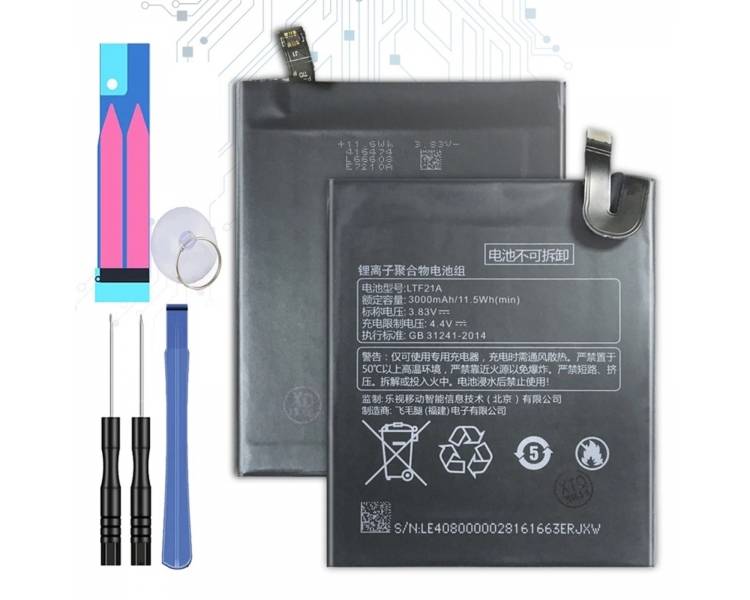 Battery For LETV Le 2 , Part Number: LTF21A