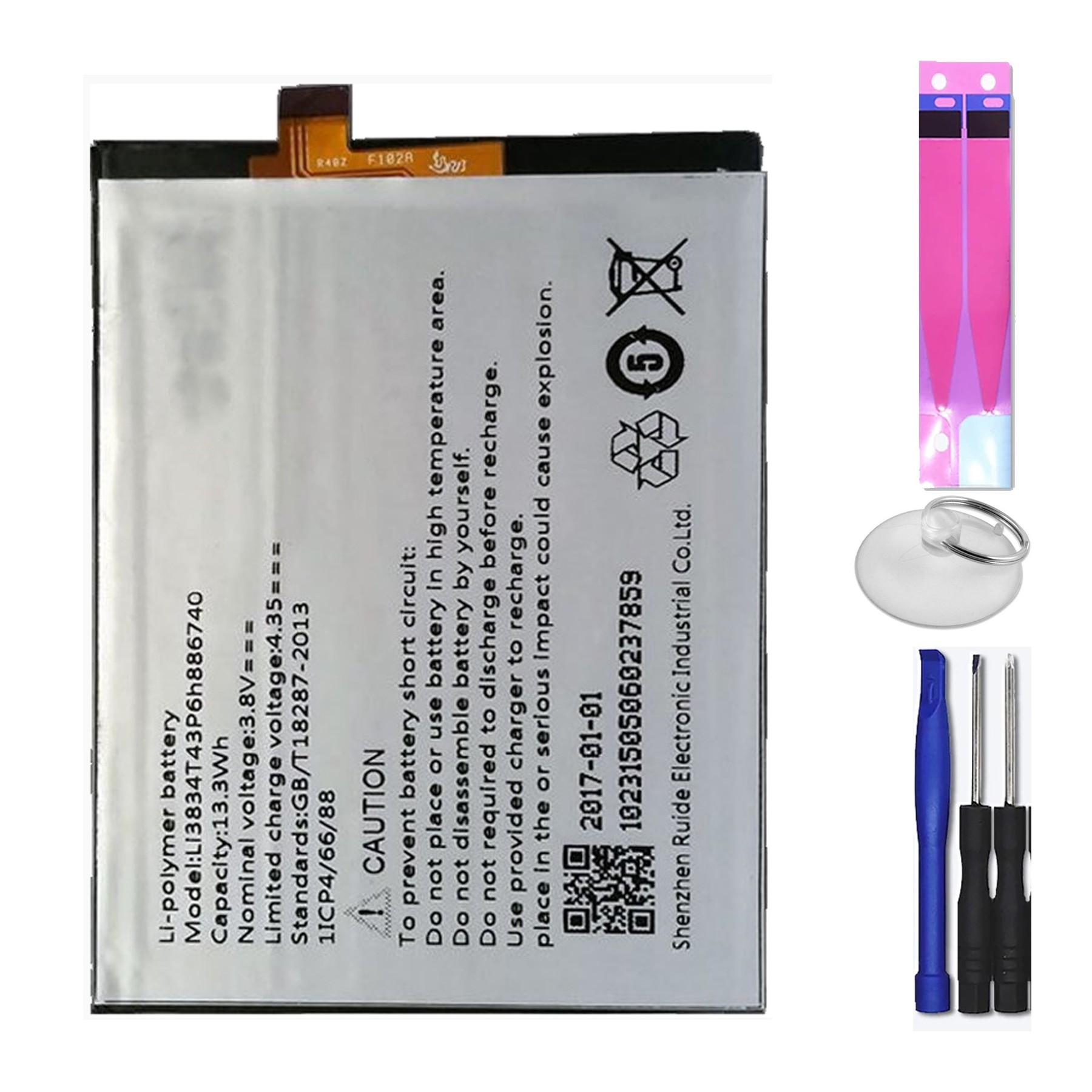 Bateria Interna Para Umi Max - Umi Super Li3834T43P6H886740