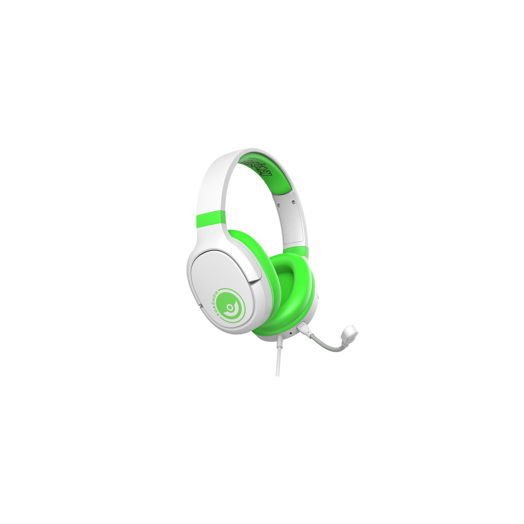 Auriculares Pro G1 Pokémon Poké Ball White And Green Gaming
