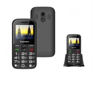 Teléfono Móvil Sunstech Cel4Bk Negro