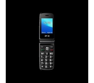 Teléfono Móvil Spc Titan Para Personas Mayores/ Negro