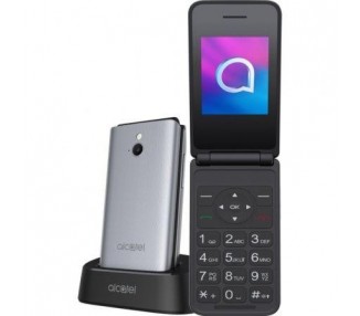 Teléfono Móvil Alcatel 3082X Plata Metálico