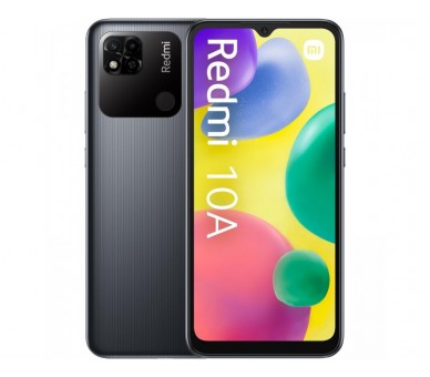 Smartphone Xiaomi Redmi 10A 2Gb/ 32Gb/ 6.53"/ Gris Grafito