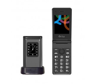 Teléfono Móvil Qubo X-28Bkc Negro 2,8+1,77 Base
