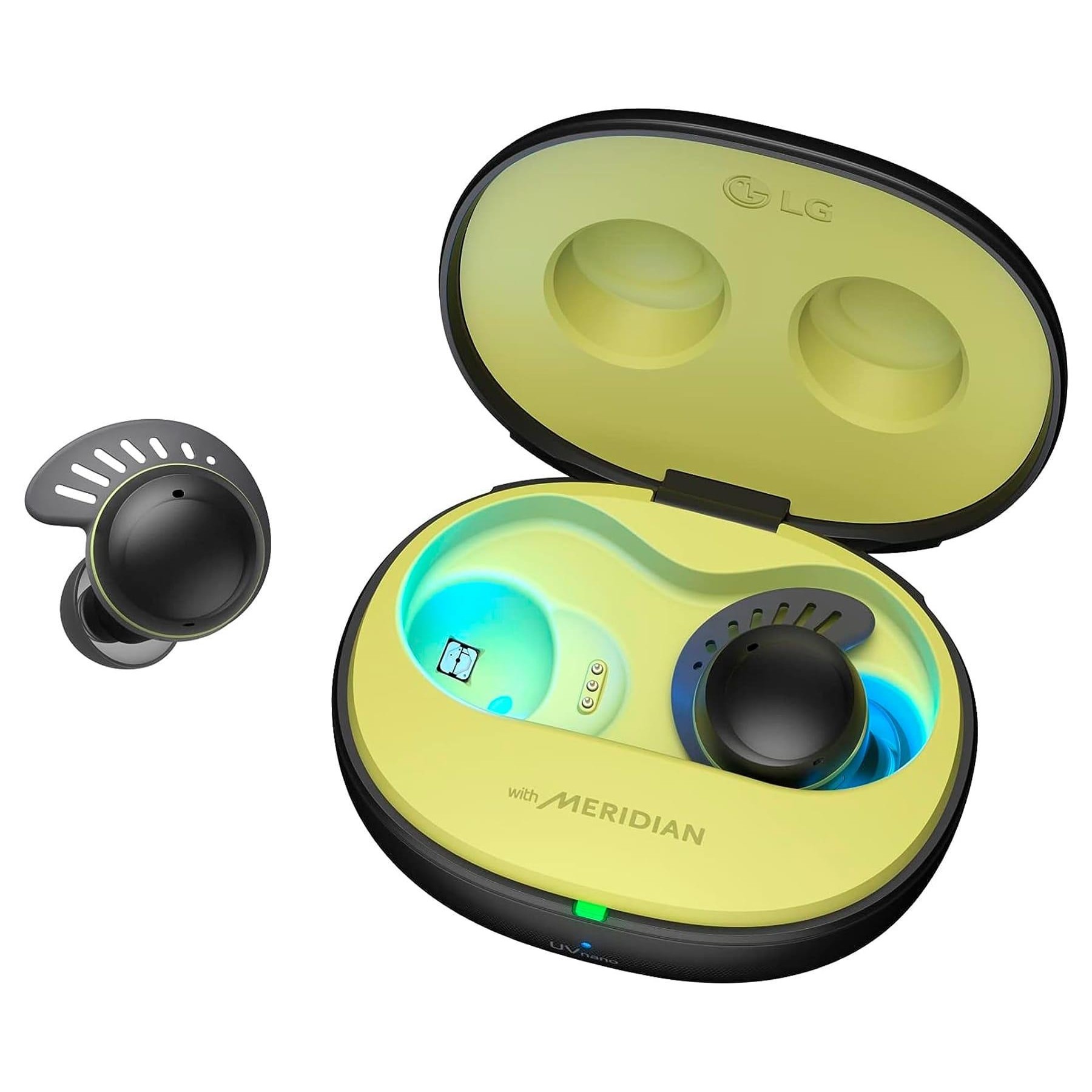 Lg Tone-Tf7Q Negro + Lima / Auriculares Inear True Wireless